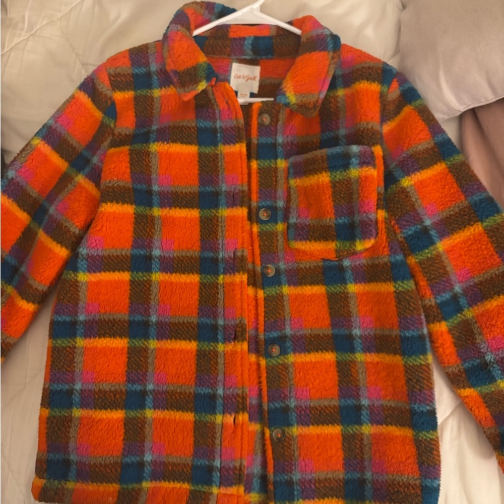 Vibrant Plaid Button Down by Cat & Jack